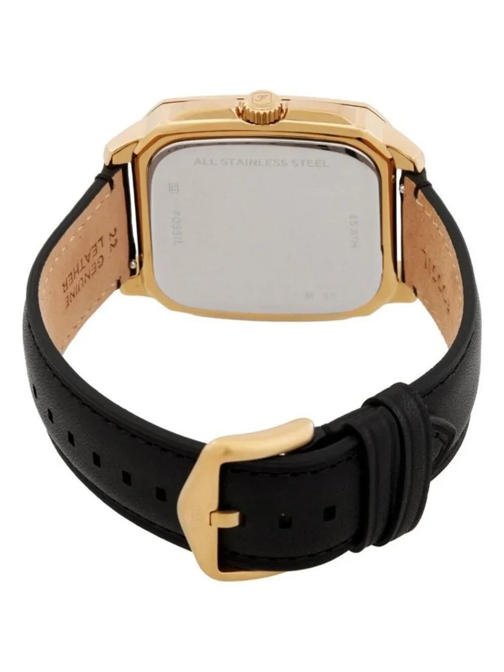 NWT Fossil Crosby Quartz Black Dial Watch